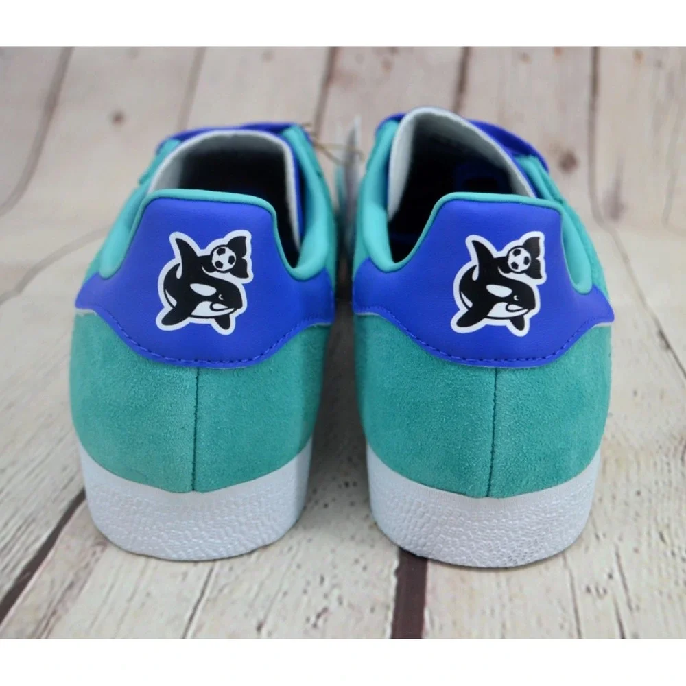 ADIDAS JR4177 Men's Gazelle SEATTLE SOUNDERS FC Sneakers SIZE 8.5 NWT